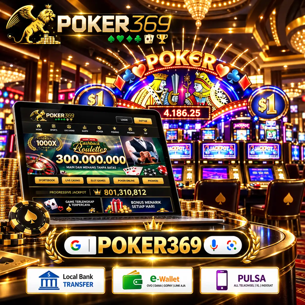 Galeri foto POKER369 - Situs Poker Pilihan Dengan Daftar Permainan Ternama & Berkualitas di Bali